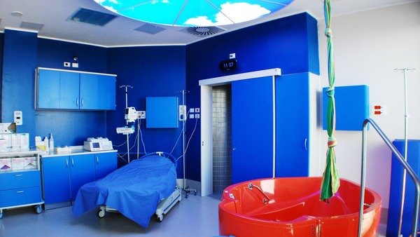 Delivery room in the Hospital Ospedale San Raffaele