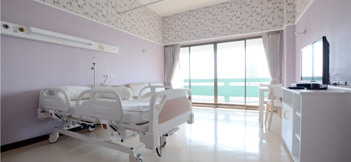 A room for medical tourists at Sikarin A ward for international patients