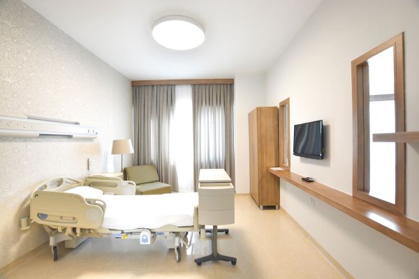 A ward in Near East University Hospital A ward in North Cyprus Near East University